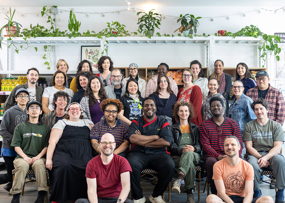 The Depot food bank team at work