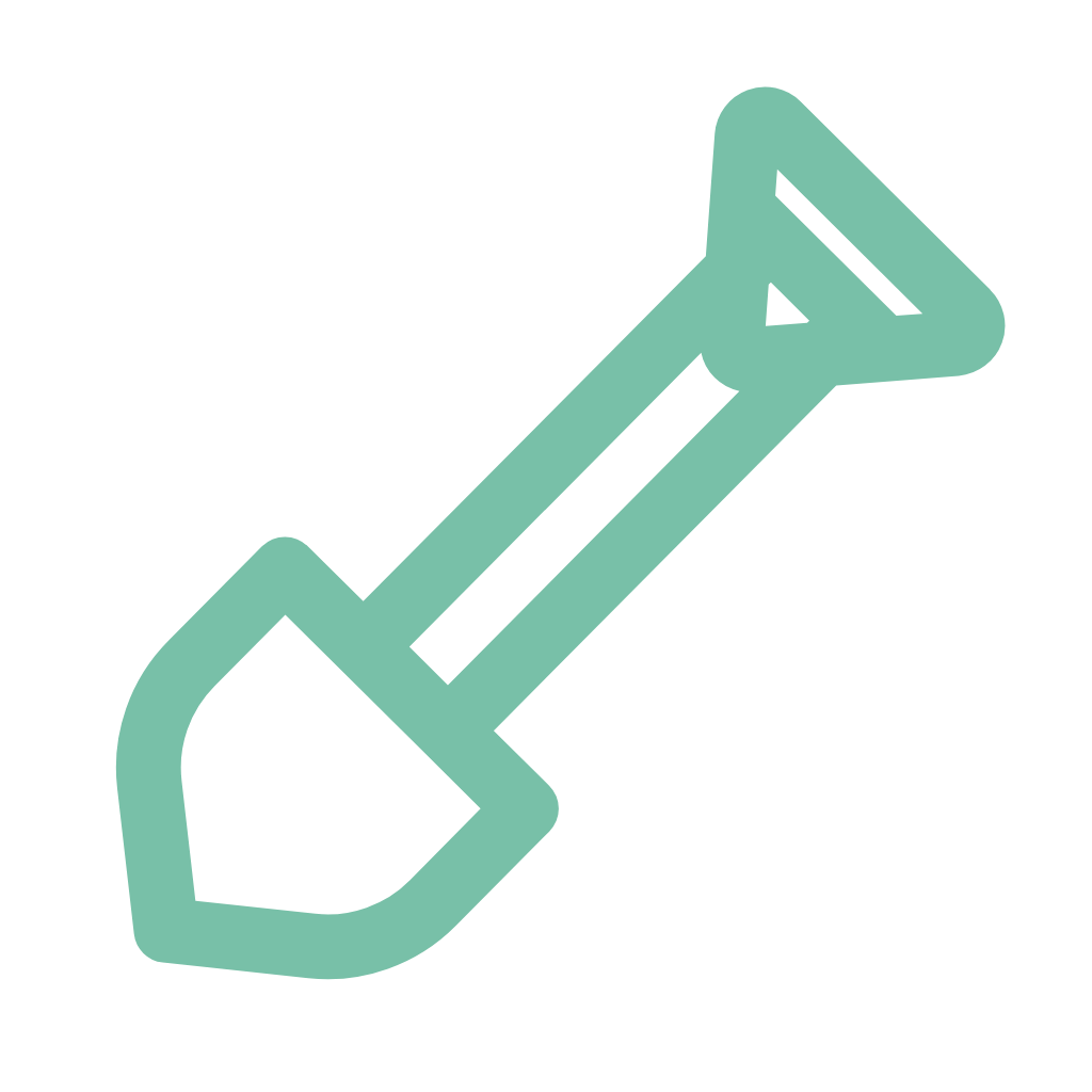 garden shovel